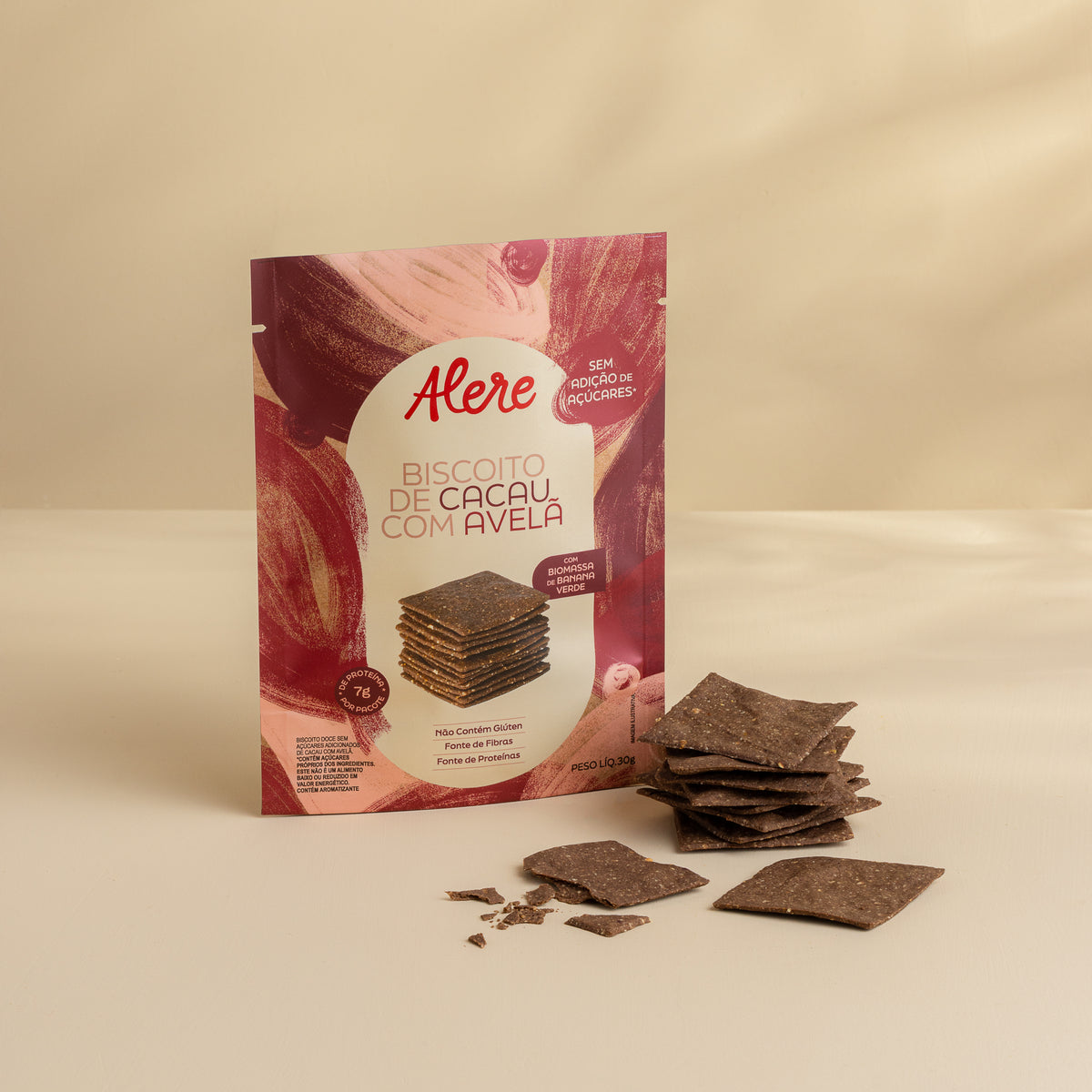 Biscoito de Cacau com Avelã