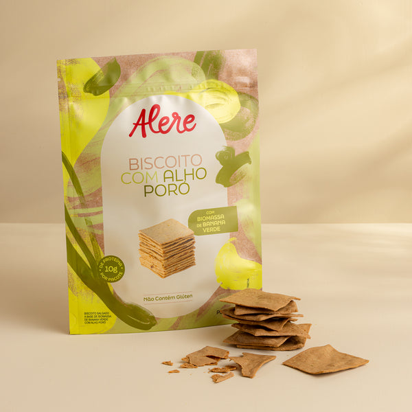 Biscoito Proteico de Alho Poró