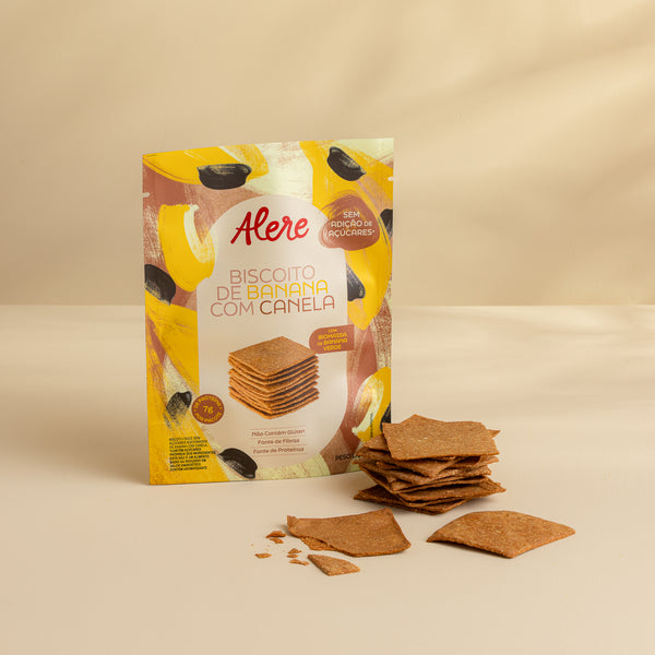 Biscoito de Banana com Canela