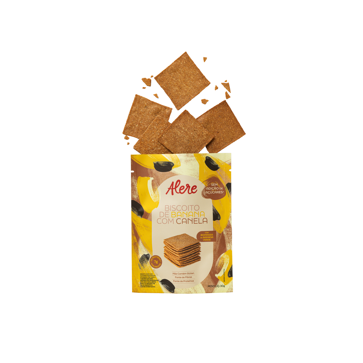 Biscoito de Banana com Canela