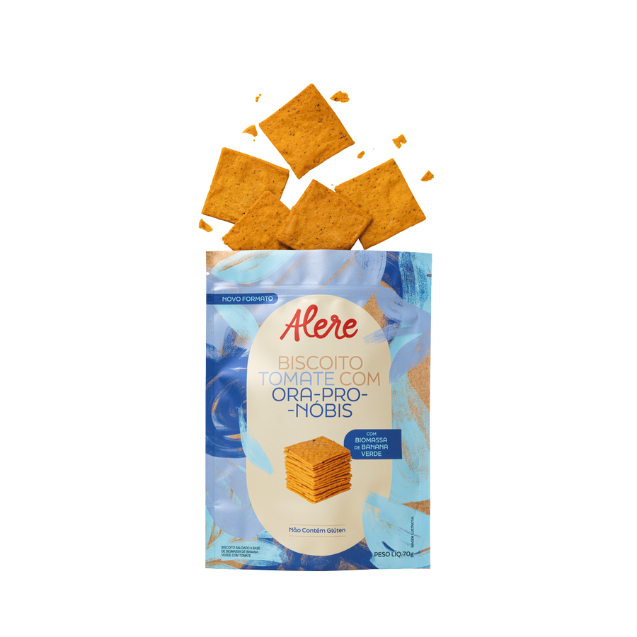 Biscoito de Tomate e Ora-Pro-Nóbis
