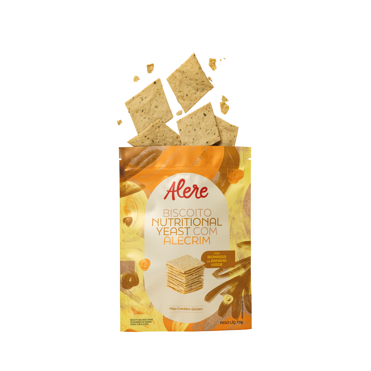 Biscoito Nutritional Yeast com Alecrim