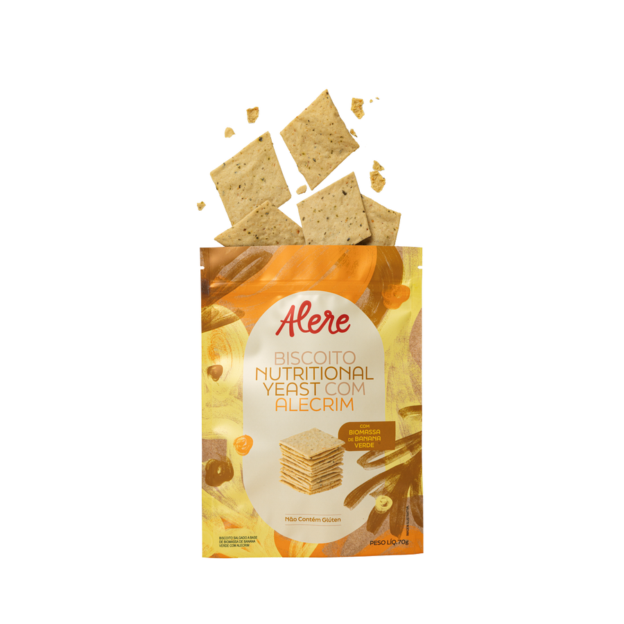 Biscoito Nutritional Yeast com Alecrim