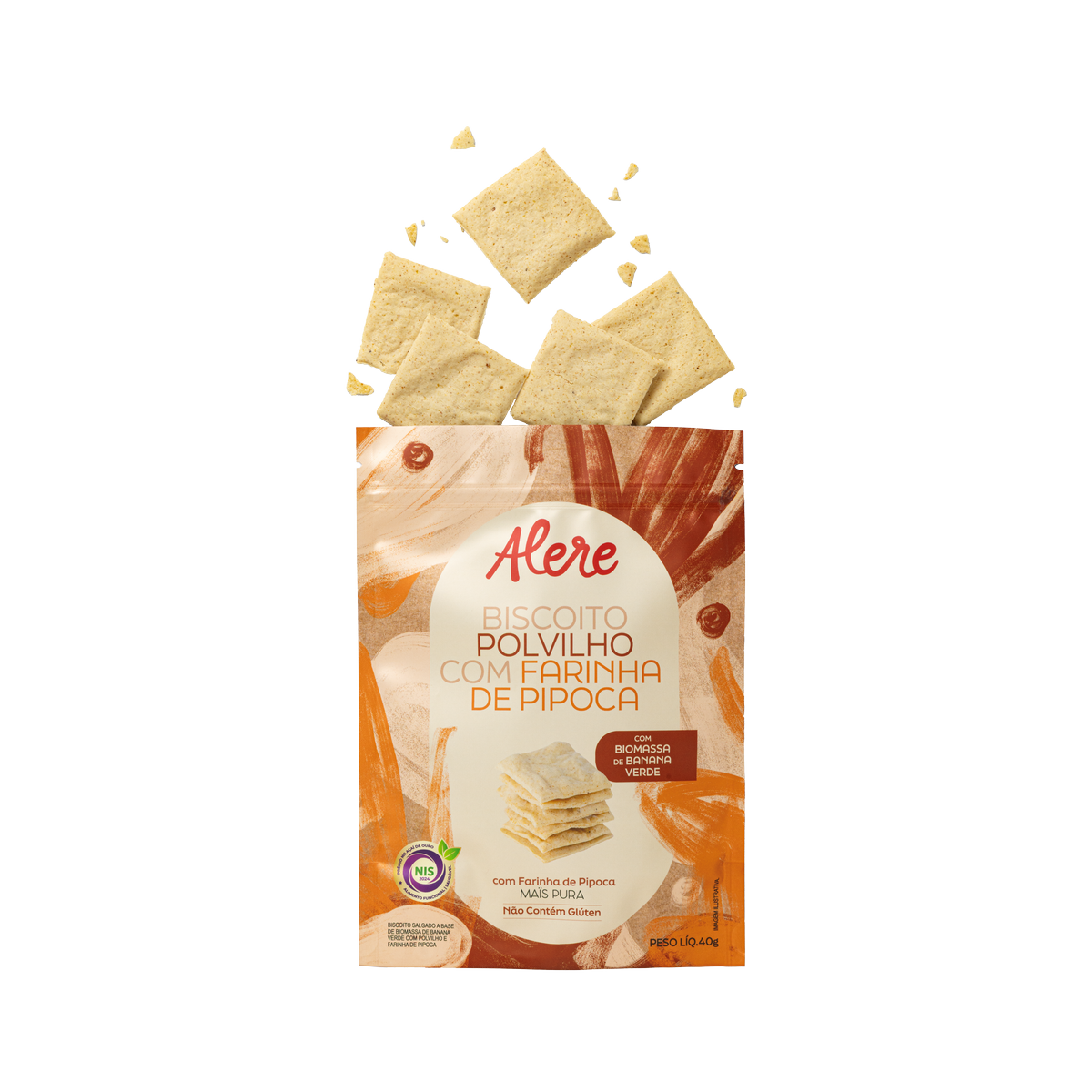 Biscoito de Polvilho com Farinha de Pipoca (Mais Pura®)