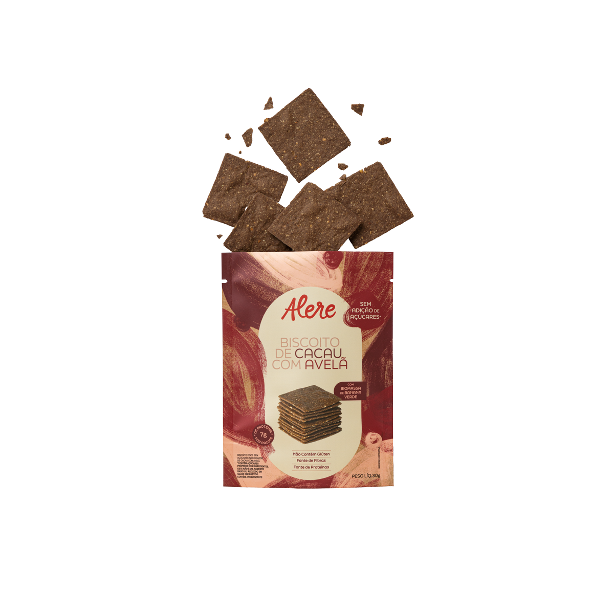 Biscoito de Cacau com Avelã