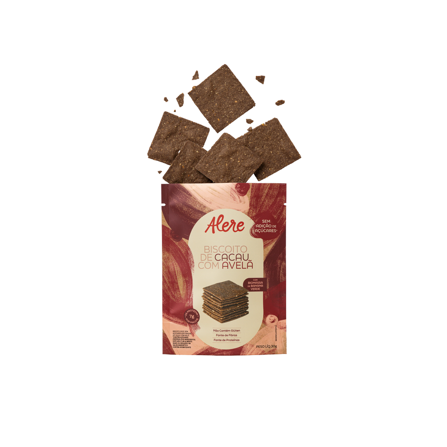 Biscoito de Cacau com Avelã
