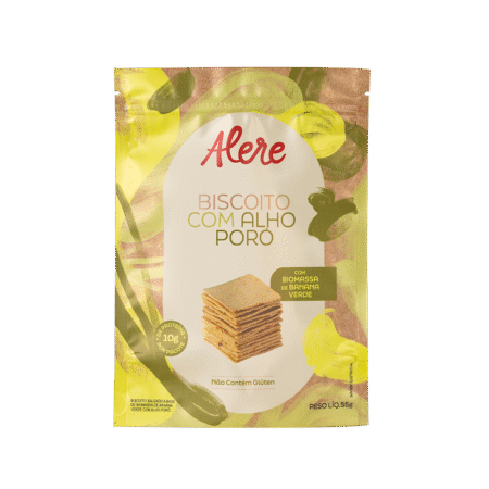 Biscoito Proteico de Alho Poró